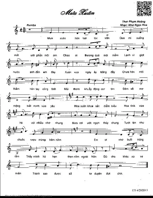 Mưa xuân - Như Ngọc Hoa