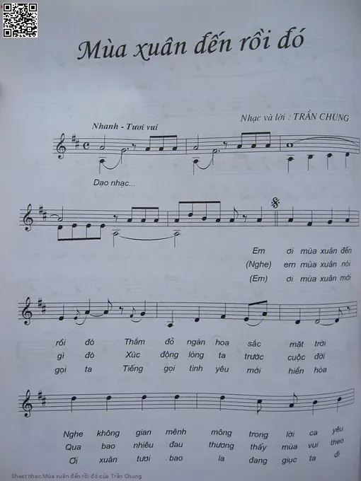 Mùa xuân đến rồi đó