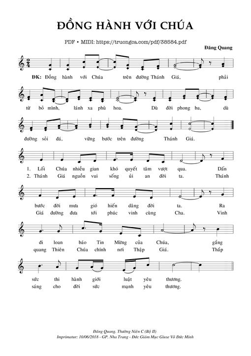 Đồng Hành Với Chúa