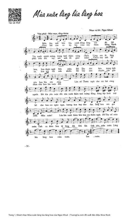 Mùa xuân làng lúa làng hoa