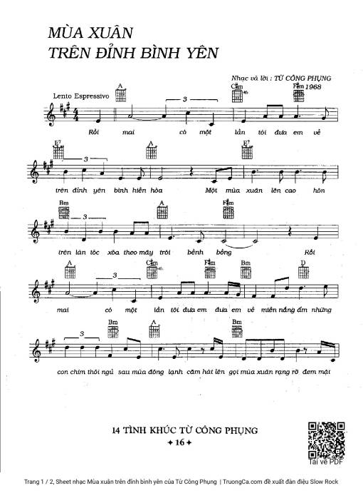 Mùa xuân trên đỉnh bình yên