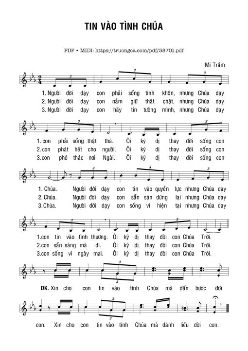 Tin Vào Tình Chúa