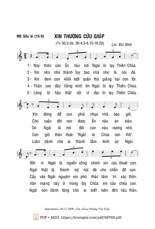 Thánh Vịnh 30, Xin Thương Cứu Giúp