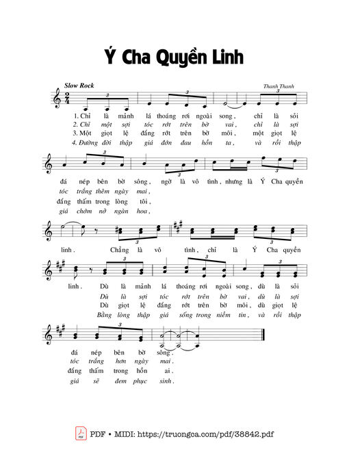Ý Cha Quyền Linh - Thanh Thanh