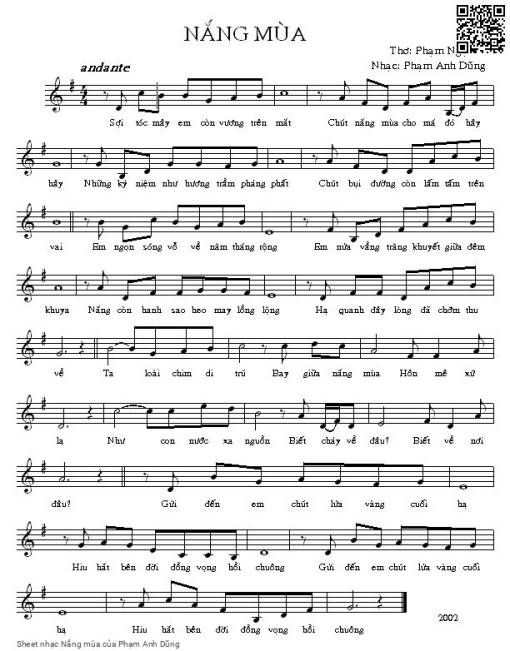 Nắng mùa - Phạm Anh Dũng