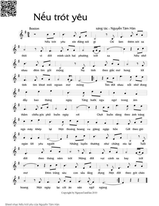 Nếu trót yêu - Nguyễn Tâm Hàn
