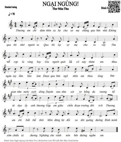 Ngại ngùng - Mùa Thu