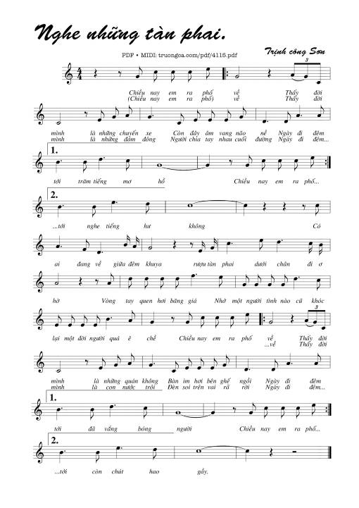 Nghe những tàn phai