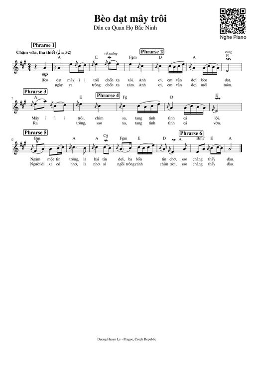 Bèo dạt mây trôi