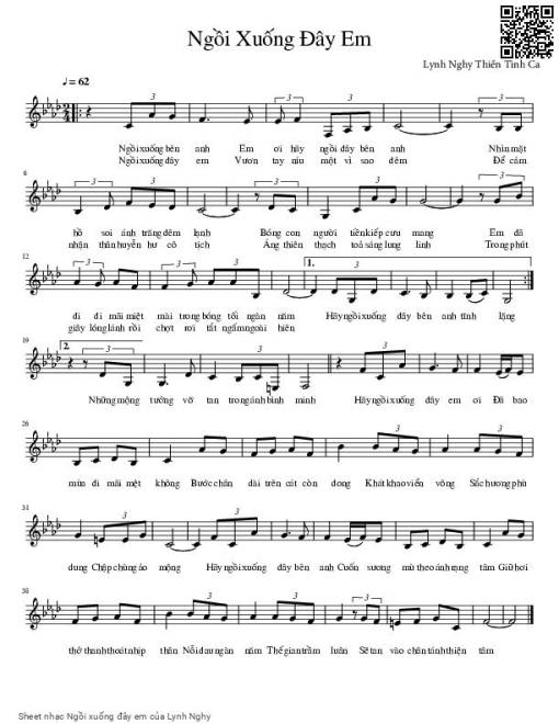 Ngồi xuống đây em