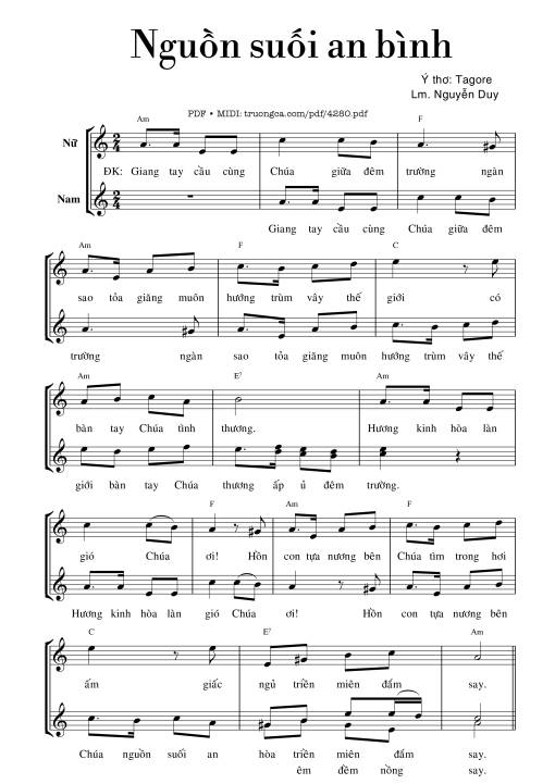 Nguồn suối an bình