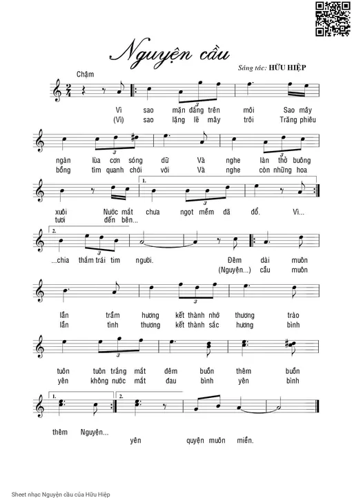 Nguyện cầu - Hữu Hiệp