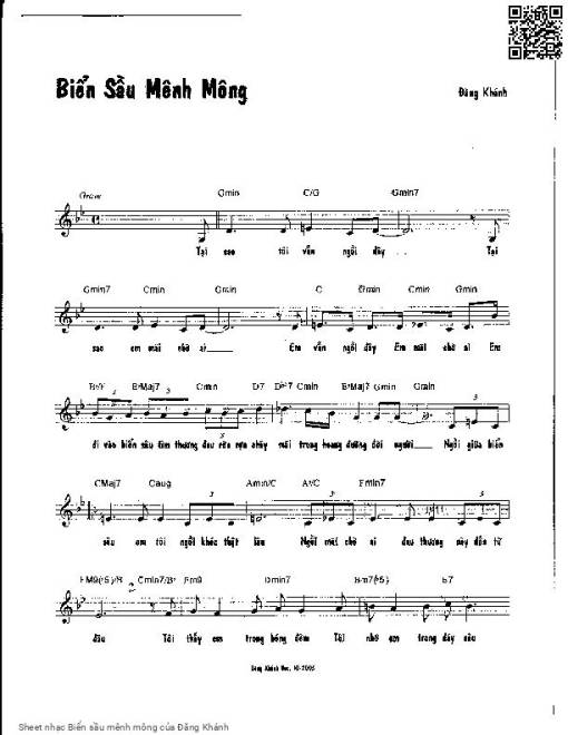 Biển sầu mênh mông