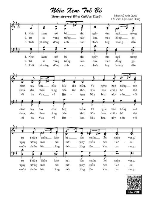 Nhìn xem trẻ bé (What child is this?)