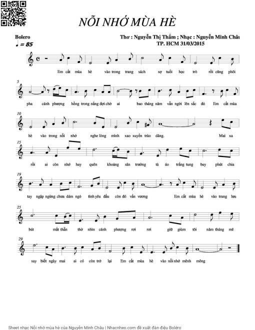 Nỗi nhớ mùa hè