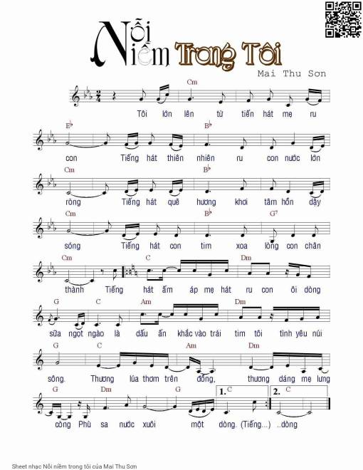 Nỗi niềm trong tôi