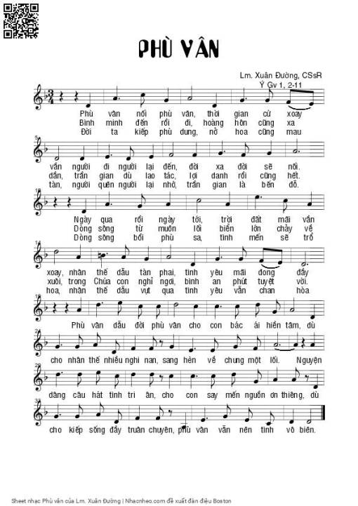 Phù vân - Lm. Xuân Đường