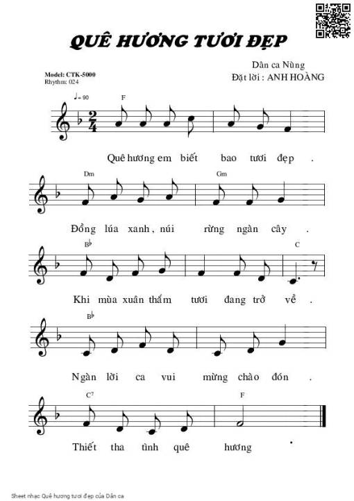 Quê hương tươi đẹp