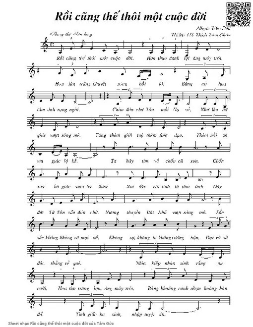 Rồi cũng thế thôi một cuộc đời
