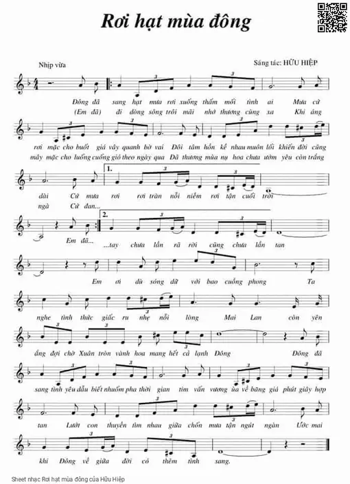 Rơi hạt mùa đông