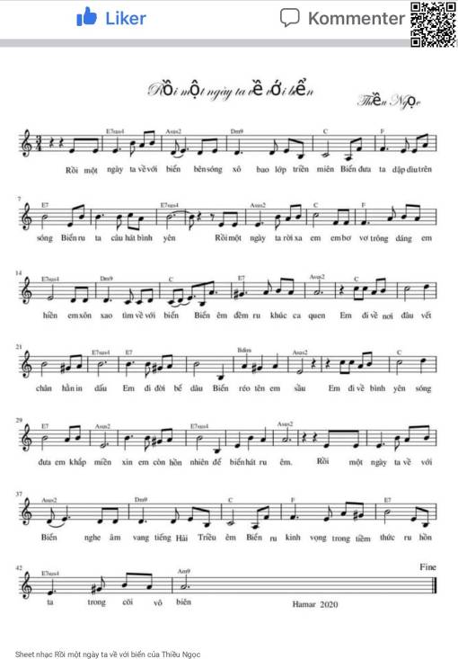 Rồi một ngày ta về với biển