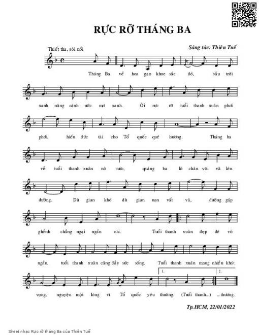 Rực rỡ tháng Ba