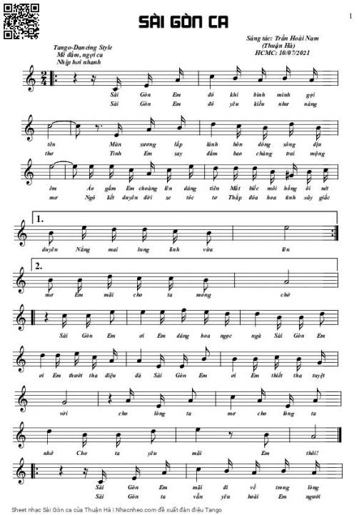 Sài Gòn ca - Thuận Hà