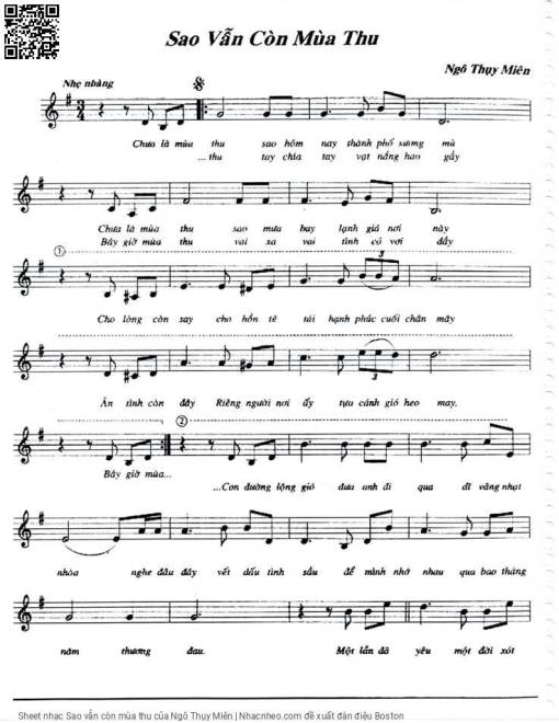 Sao vẫn còn mùa thu