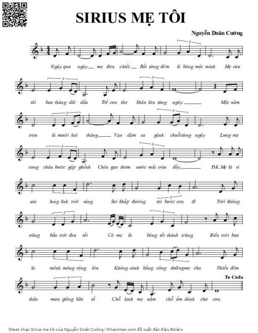 Sirius mẹ tôi - Nguyễn Doãn Cường