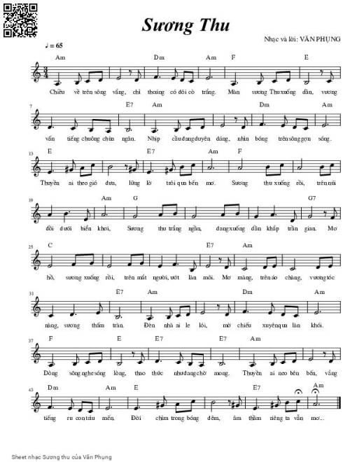 Sương thu - Văn Phụng