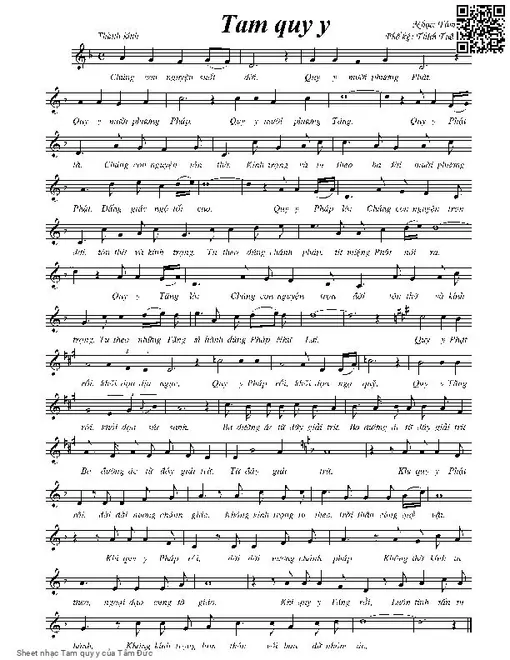 Tam quy y - Tâm Đức