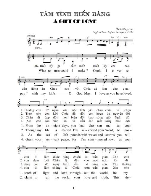 Tâm tình hiến dâng