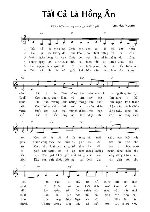 Tất cả là hồng ân