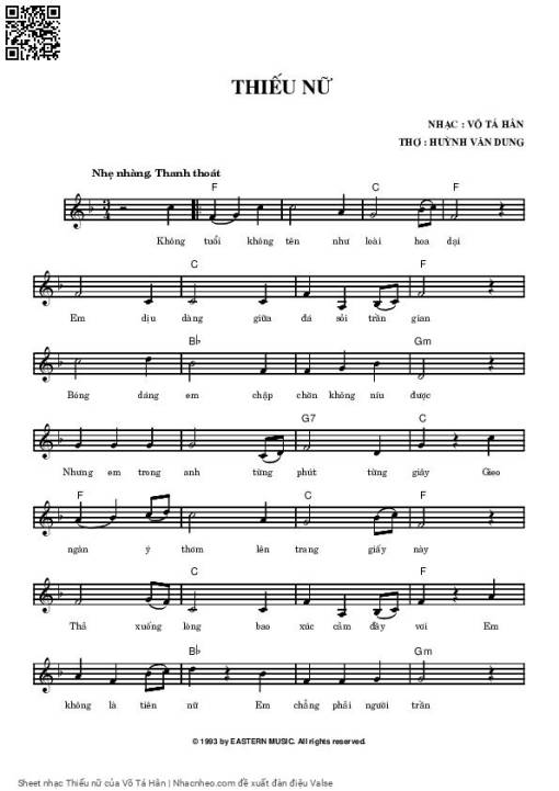 Thiếu nữ - Võ Tá Hân