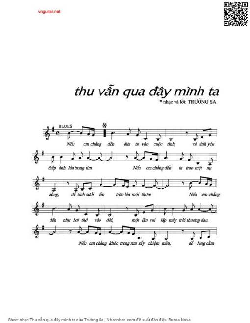 Thu vẫn qua đây mình ta