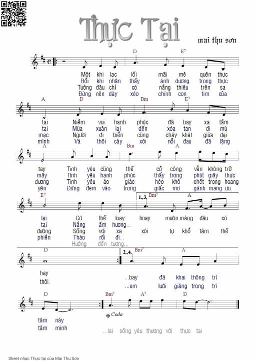 Thực tại - Mai Thu Sơn