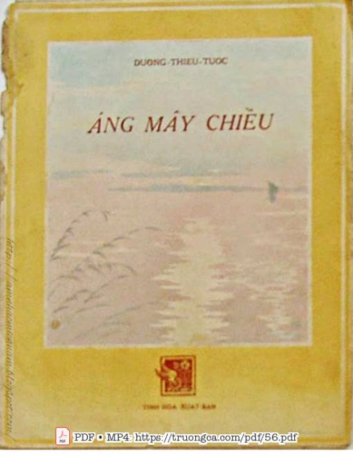 Sheet nhạc PDF bài Áng mây chiều