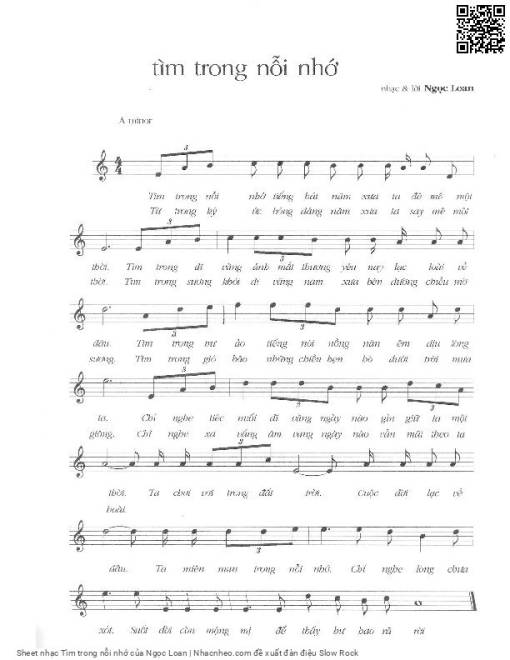 Tìm trong nỗi nhớ