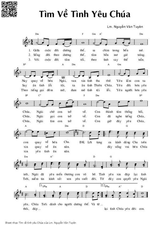 Tìm về tình yêu Chúa