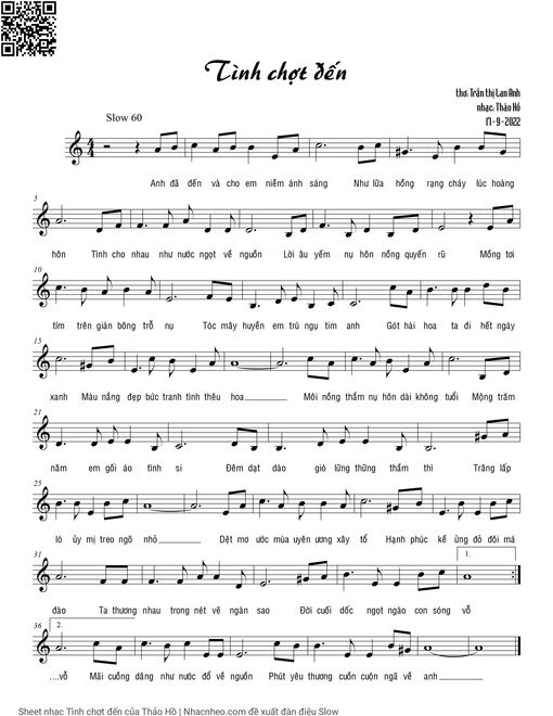 Tình chợt đến - Thảo Hồ