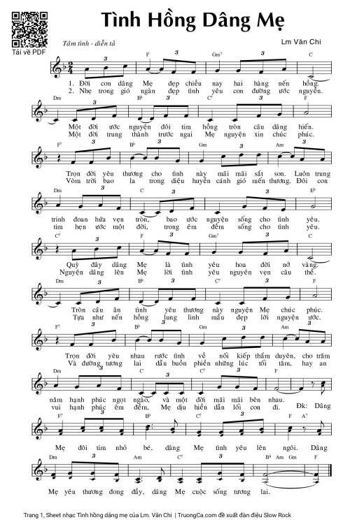 Tình hồng dâng mẹ