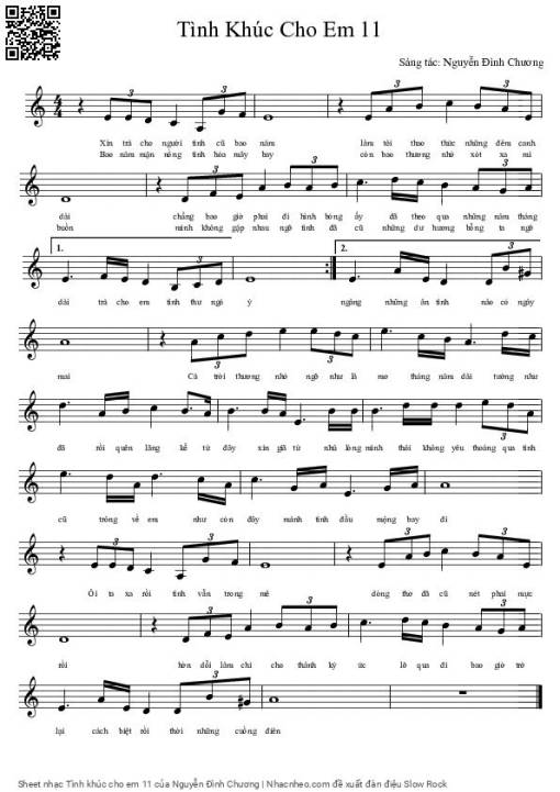 Tình khúc cho em 11