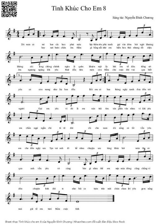 Tình khúc cho em 8