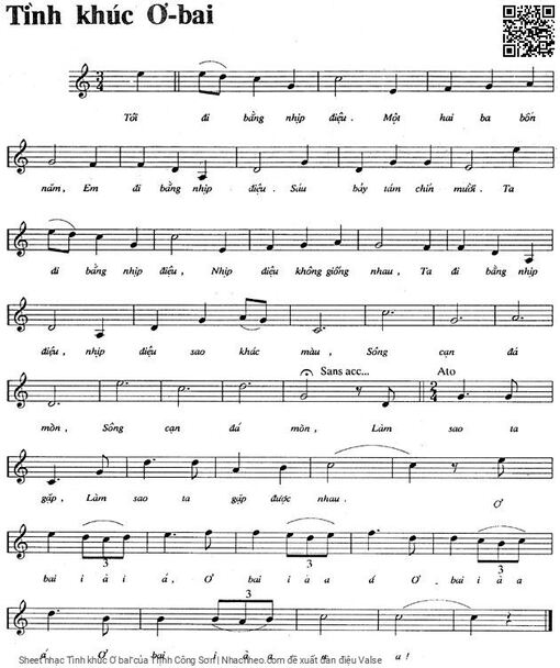 Tình khúc Ơ bai - Trịnh Công Sơn