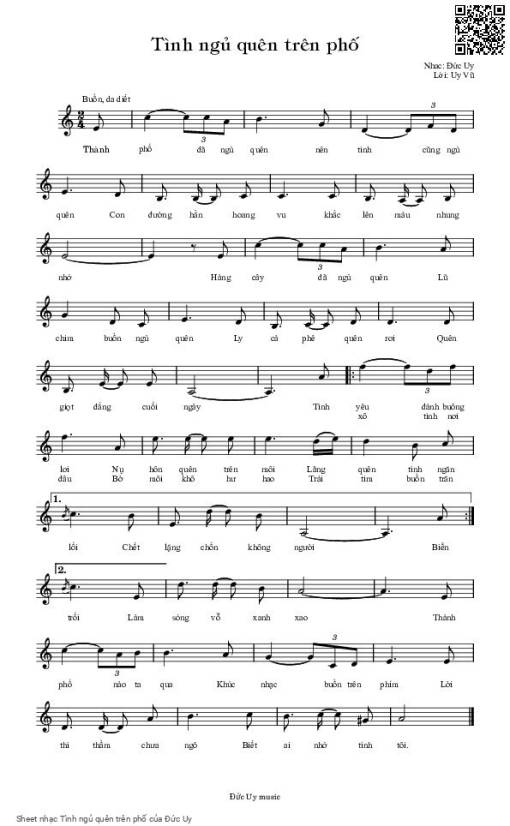 Tình ngủ quên trên phố