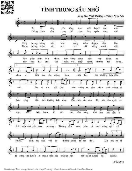 Tình trong sầu nhớ