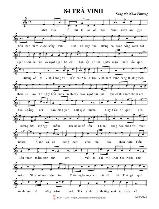 84 Trà Vinh - Nhựt Phương