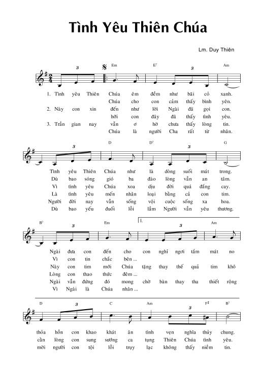 Tình yêu Thiên Chúa