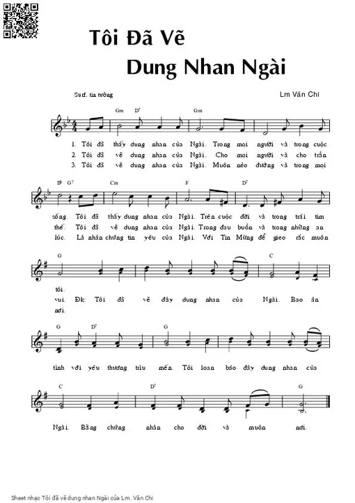 Tôi đã vẽ dung nhan Ngài