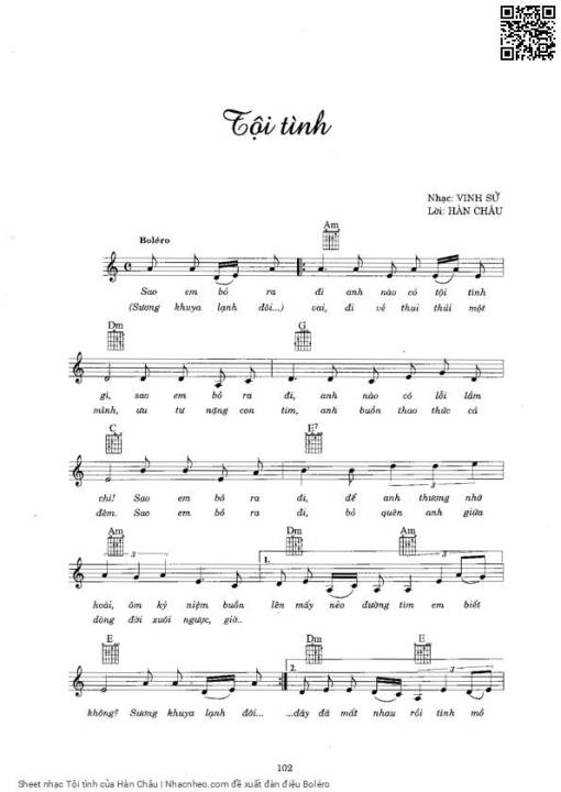 Tội tình - Hàn Châu